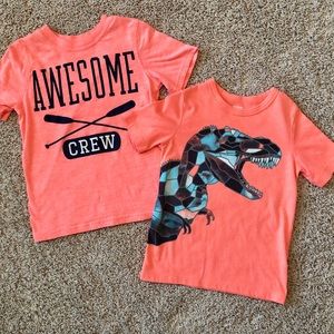 Carter's Shirts & Tops - Carter’s boys short sleeve shirt bundle, size 5 Carter's Shirts & Tops - Carter’s boys short sleeve shirt bundle, size 5